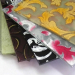 Decorative laminated glass