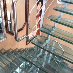 Лестницы, стеклянные ступени
